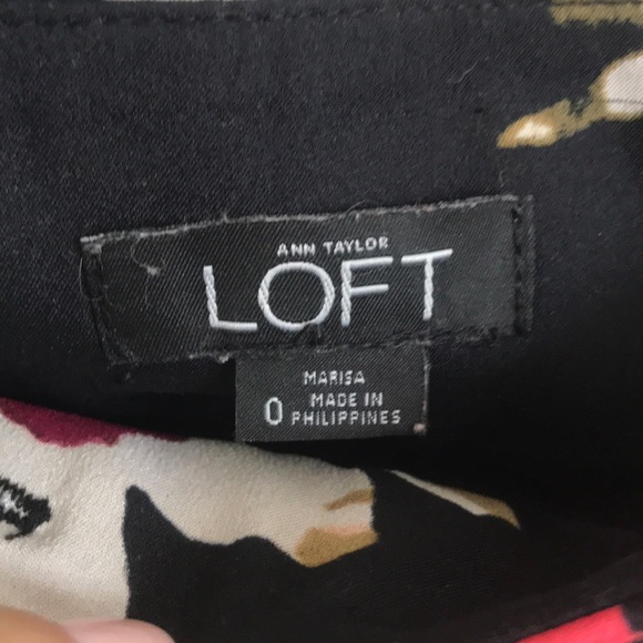 LOFT FLORAL WORK PANTS - Picture 3 of 6